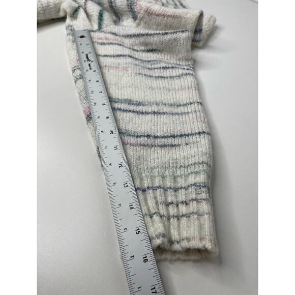 Old Navy Sweater Space Dye Long Sleeves Crew Neck Pullover Wool Blend Gray 2X - Picture 10 of 10